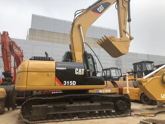 6 escavatore utilizzato di anno 315D del peso operativo 2015-2021 di CAT Excavator 15T del cilindro