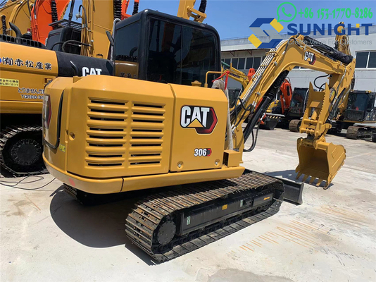 Escavatore usato CAT 306E in ottime condizioni Tempo di lavoro breve Escavatore di seconda mano da 6 tonnellate