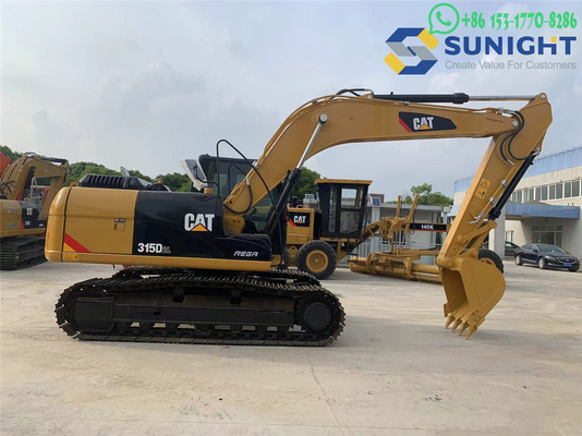 Buone condizioni usate 15 tonnellate Caterpillar Excavators Cat 315D 315D2 315D2GC Crawler Excavator
