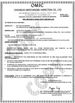 La CINA Shanghai Sunight Machinery Co., Ltd. Certificazioni